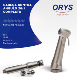 Cabeça Contra Ângulo 20:1 Nsk Sg 20 E Neodent Completa