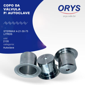 Copo da válvula P/ Autoclave Stermax 4-21-30-75 litros