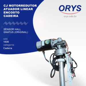 CJ motorredutor atuador linear encosto cadeira - sensor hall Gnatus (Original)