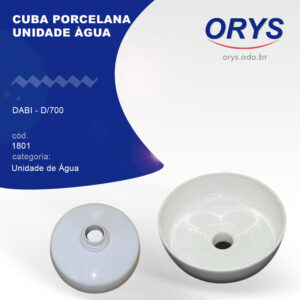 Cuba Porcelana Unidade àgua Dabi / D700