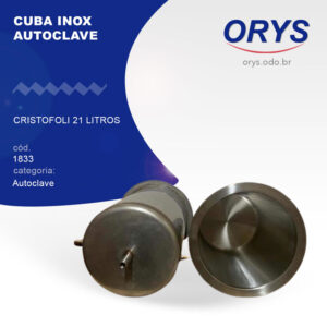 Cuba inox Autoclave Cristofoli 21 litros