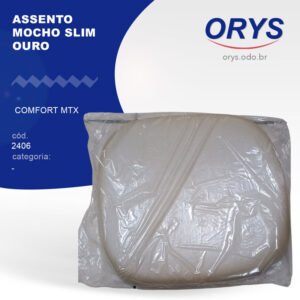 Assento mocho slim ouro (comfort mtx)
