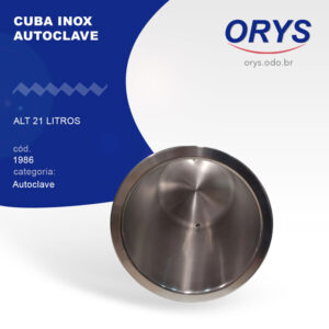 Cuba inox Autoclave Alt 21 litros