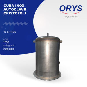 Cuba inox Autoclave Cristofoli 12 litros