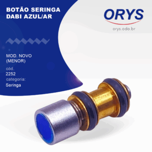 Botão Seringa Dabi Azul/Ar Mod. novo (Menor)