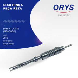 Eixo pinça Peça Reta Dabi Atlante (Montada)