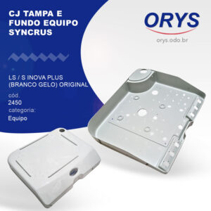 CJ Tampa e fundo equipo syncrus LS / S inova plus (Branco gelo) Original