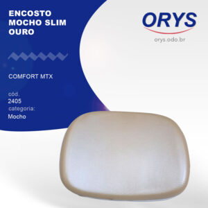 Encosto mocho slim ouro  (comfort mtx)