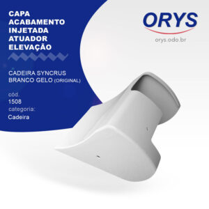 Capa acabamento injetada atuador elevação cad. Syncrus Branco gelo (Original)