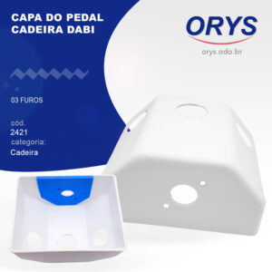 Capa do pedal Cadeira Dabi com 03 furos