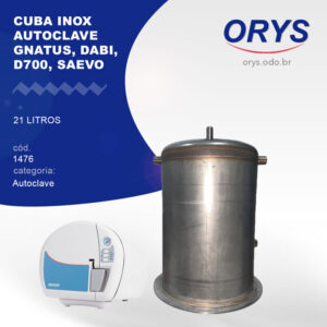 Cuba inox Autoclave Gnatus, Dabi, D700, Saevo 21 litros