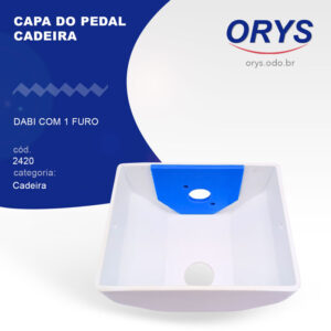 Capa do pedal Cadeira Dabi com 1 furo