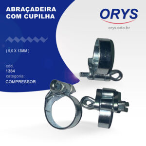 Abraçadeira com cupilha (5,0 x 13 mm)