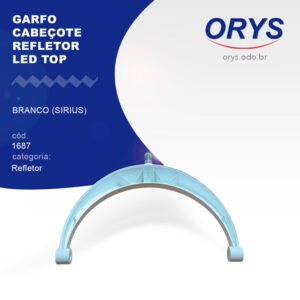 Garfo cabeçote refletor led top branco (Sirius)