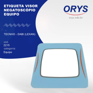 Etiqueta Visor Negatoscopio Equipo Tecnho - Dabi (Lexan)