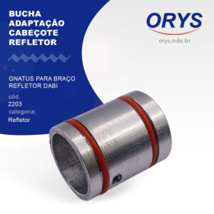 Bucha adaptação cabeçote refletor Gnatus para braço refletor Dabi