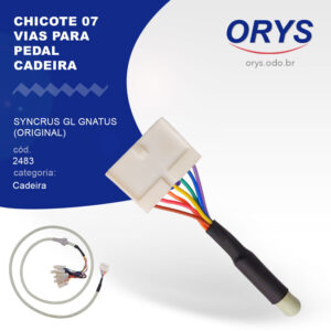 Chicote 07 vias para pedal cadeira syncrus GL gnatus (Original)