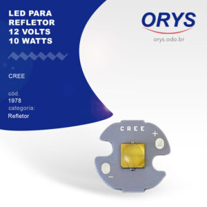 Led para refletor 12 volts 10 watts (Cree)