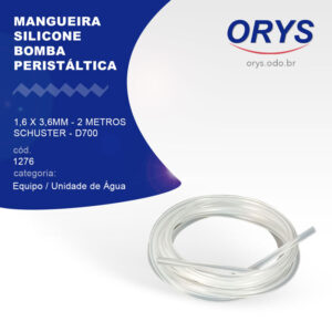 Mangueira De Silicone Bomba Peristáltica 1,6x3,6mm 2m D700