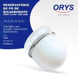 Reservatório de pó de bicarbonato Profi Class / Neo Dabi (com tampa, anel silicone, porca aperto reservatório
