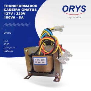 Transformador Cadeira Gnatus 127V / 220V 100VA - 8A