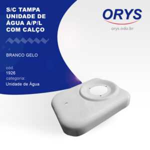 S/C Tampa unidade de água A/P/L C/ Calco (Branco gelo)