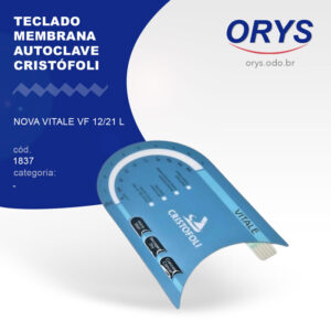 Teclado Membrana Autoclave Cristófoli Nova Vitale Vf 12/21 L