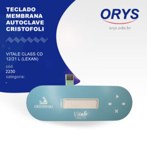 Teclado Membrana Autoclave Cristofoli Vitale Class Cd 12/21 L (Lexan)