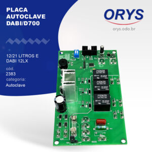 Placa autoclave Dabi/D700 12/21 litros e Dabi 12LX