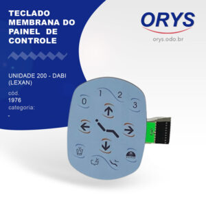 Teclado Membrana Do Painel Controle Unidade 200 - Dabi (Lexan)